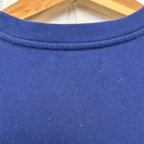 John Elliott Dark Navy Blue Crewneck Sweater Number 2 Men’s Size Medium - Picture 10 of 12